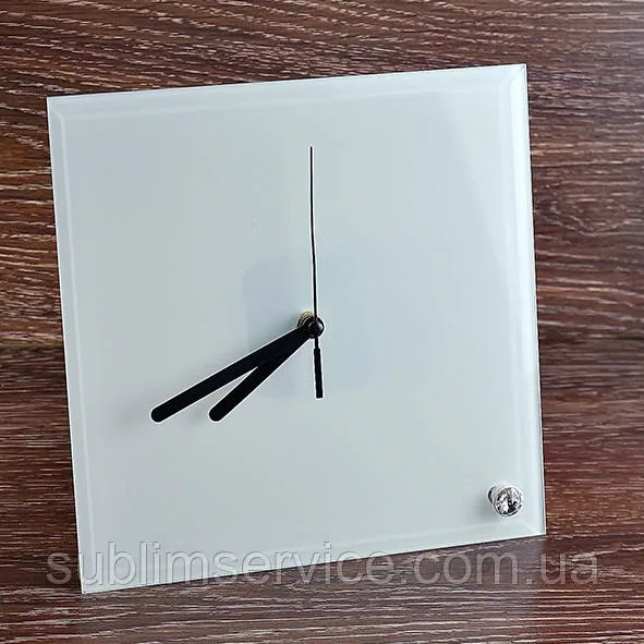 Sublimation clock. Matte glass (20*20)