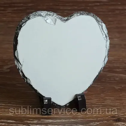Sublimation photo slate Heart (15*15)