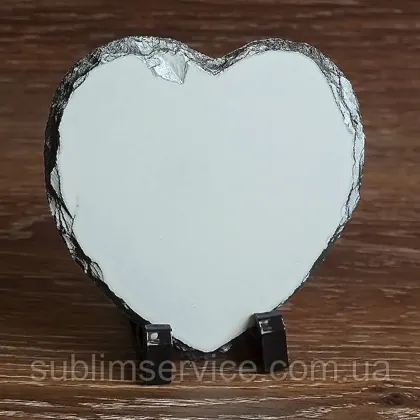 Photo slate for sublimation printing Heart (20*20)