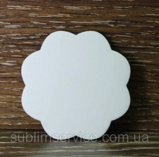 Sublimation magnet FLOWER White (60mm)