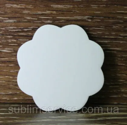 Sublimation magnet FLOWER White (60mm)