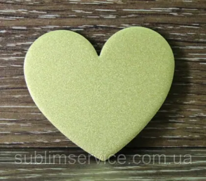 Magnet HEART Gold (62*55mm).