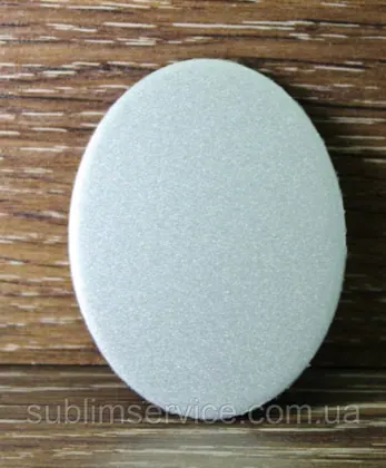Magnet OVAL Silver (60*45mm).