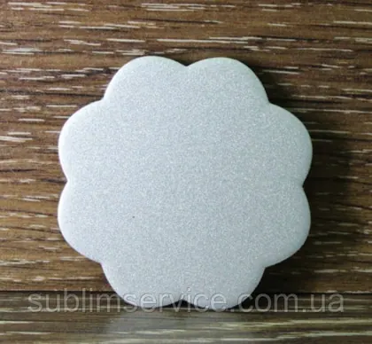 Magnet FLOWER Silver (60mm).