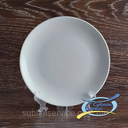 Тарілка для сублімаціі .Біла 3D (20см).