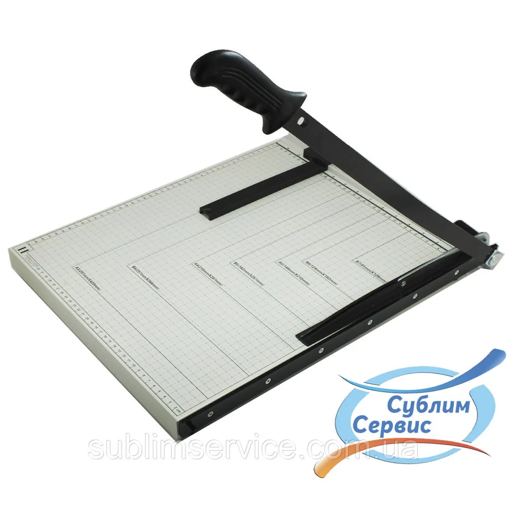 Guillotine paper cutter, A3 format