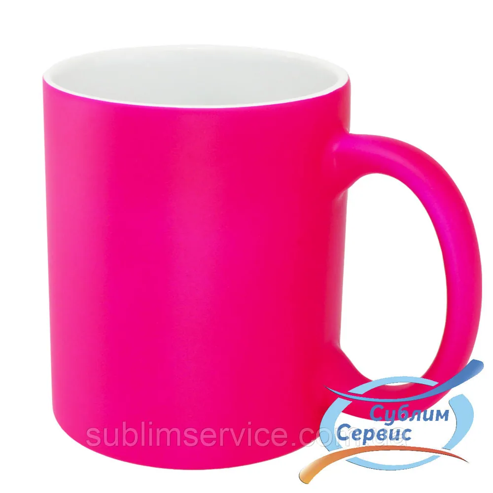 Sublimation mug Neon/330 ml (PINK)