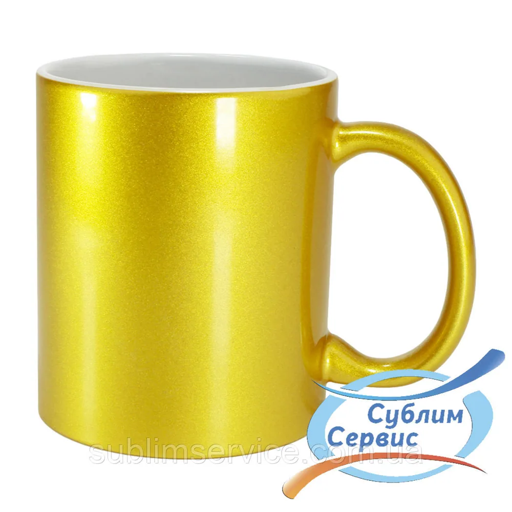 Sublimation Pearl mug/330ml (Gold)