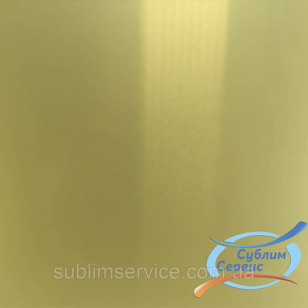 Sublimation metal, aluminum GLOSSY 60*30/0.45. (Gold)
